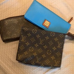 Three brand-name wallets